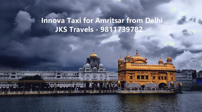 Innova Taxi for Amritsar from Delhi