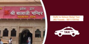 Delhi to Salasar Balaji Taxi