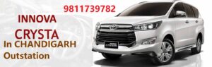 Innova Crysta Taxi Chandigarh for Outstation